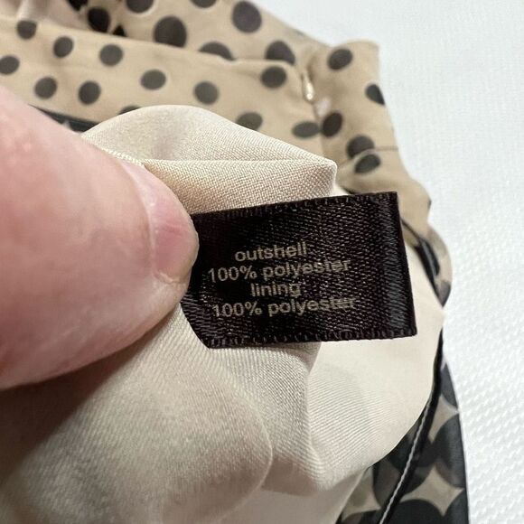 The Limited‎ Tan Black Polka Dot Skirt - Picture 5 of 7